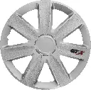 JUEGO TAPACUBOS ABS GTX CARBON PLATA