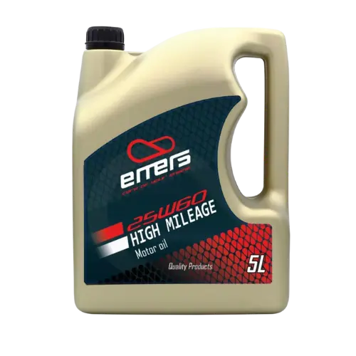 LUBRICANTE EMERS 25W60 HIGH MILEAGE 5 LITROS