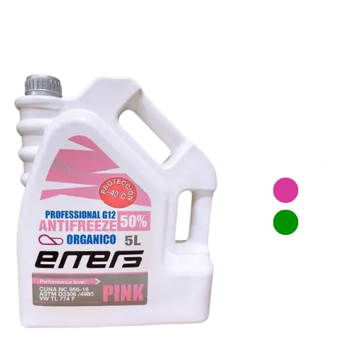 ANTICONGELANTE EMERS PROFESIONAL ORGANICO G12 / 50% /