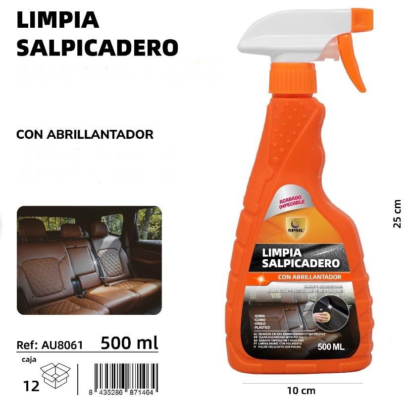 LIMPIA SALPICADERO SPSIL  CON ABRILLANTADOR 500 ML.