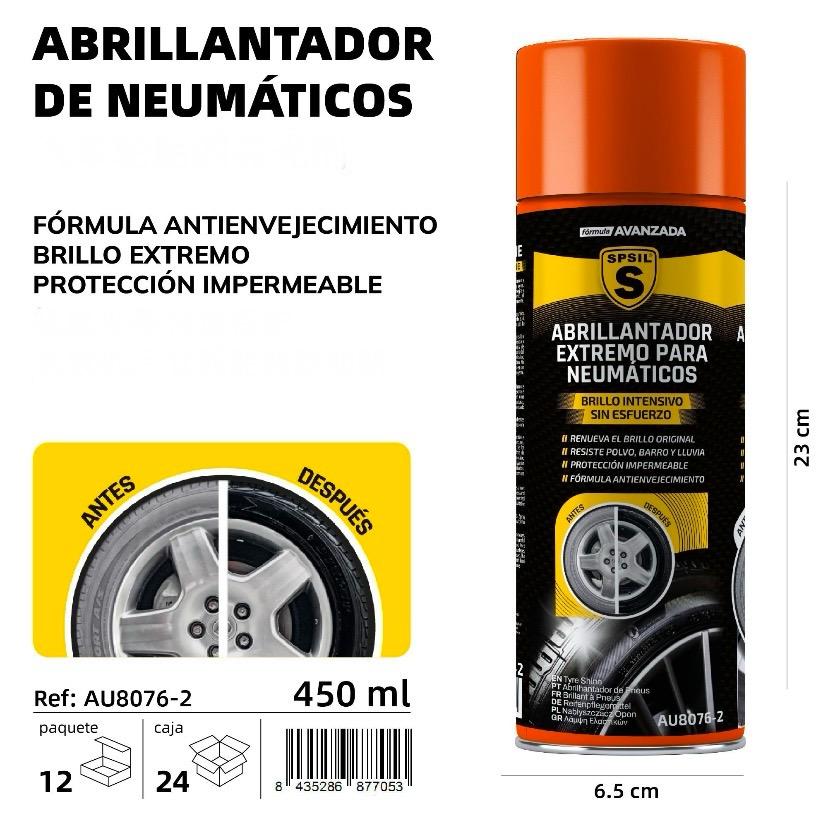 ABRILLANTADOR DE NEUMATICOS SPSIL 450 ML.