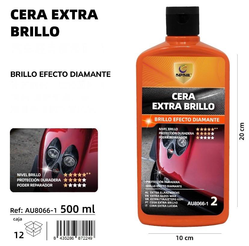 CERA EXTRA BRILLO SPSIL  500 ML.