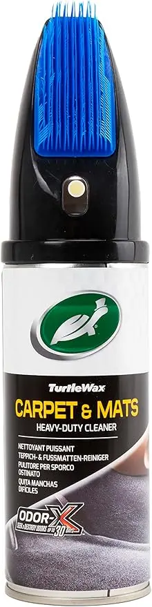 LIMPIADOR DE MOQUETAS Y ALFOMBRAS TURTLE WAX ODOR-X 400 ML.