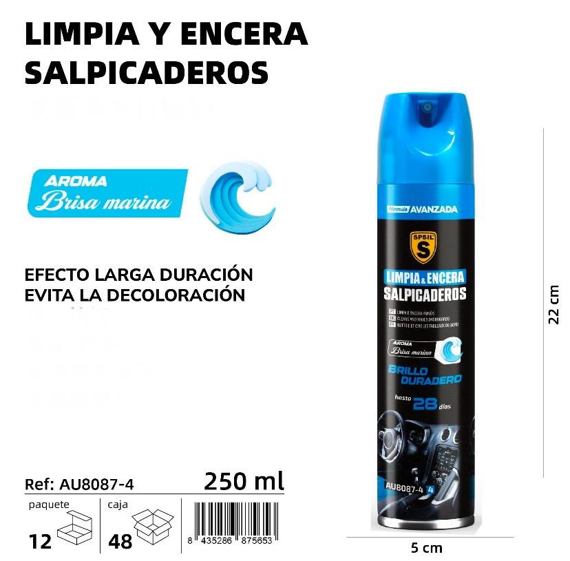 LIMPIA Y ENCERA SALPICADEROS BRISA MARINA 250 ML.