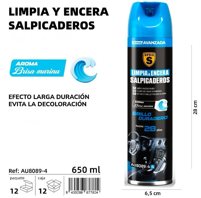 LIMPIA Y ENCERA SALPICADEROS BRISA SPSIL  650 ML.