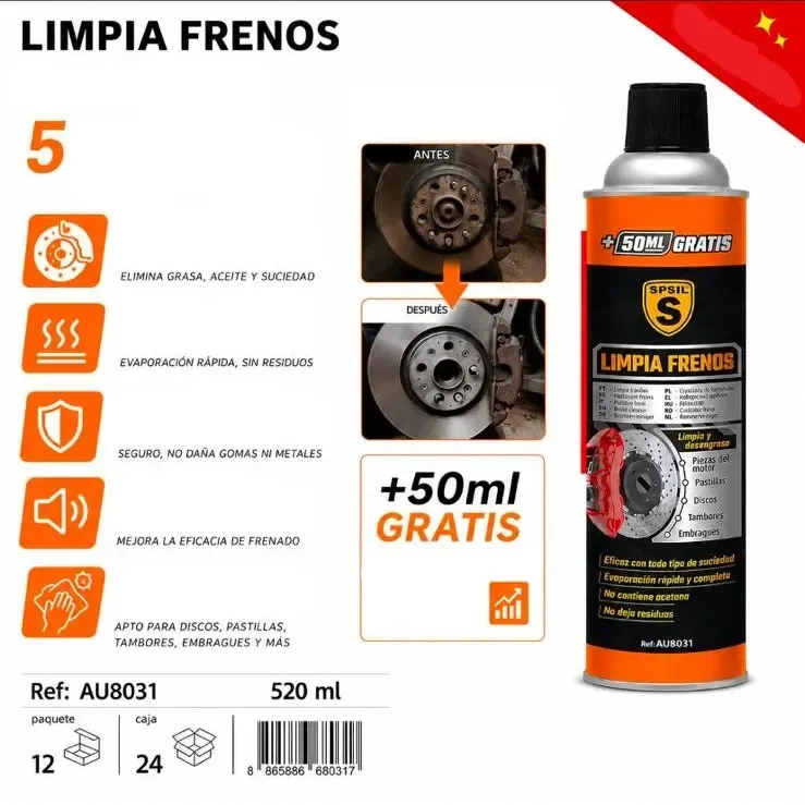 LIMPIA FRENOS 520 ML