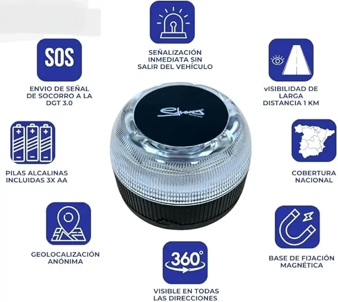BALIZA V16 CONECTADA