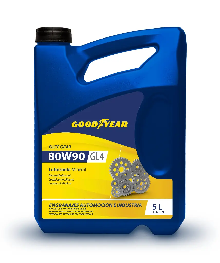 LUBRICANTE GOOD YEAR ENGRAJE 80W90 MINERAL PLUS GL4/GL5 5L