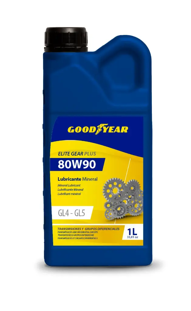LUBRICANTE GOOD YEAR ENGRAJE 80W90 MINERAL PLUS GL5 1L