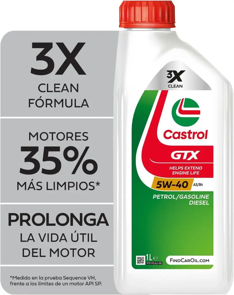LUBRICANTE CASTROL GTX 5W40 1 LITRO