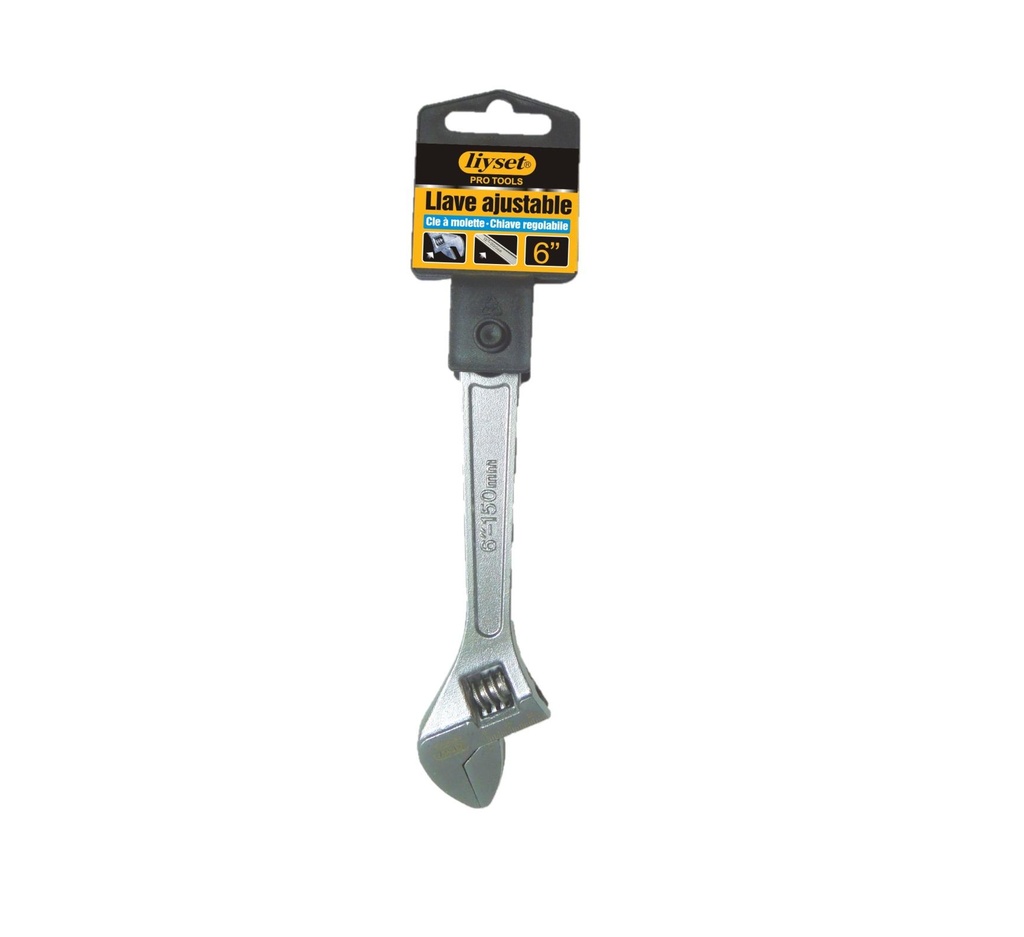 LLAVE AJUSTABLE 6" / 150 MM.