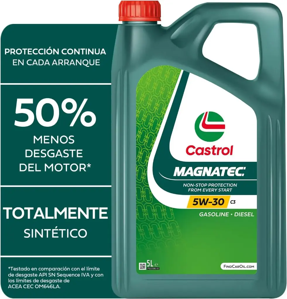 LUBRICANTE CASTROL MAGNATEC NON-STOP 5W30 5 LITROS